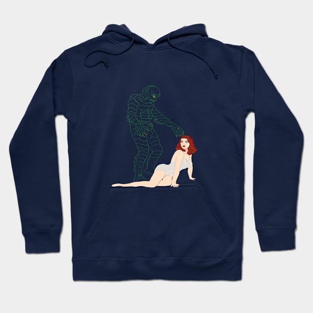 Creature vs Julie Hoodie by Econoclash